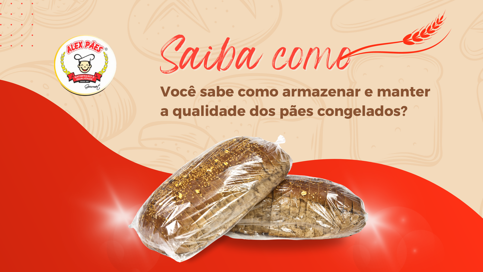 Como armazenar e manter a qualidade dos pães congelados?